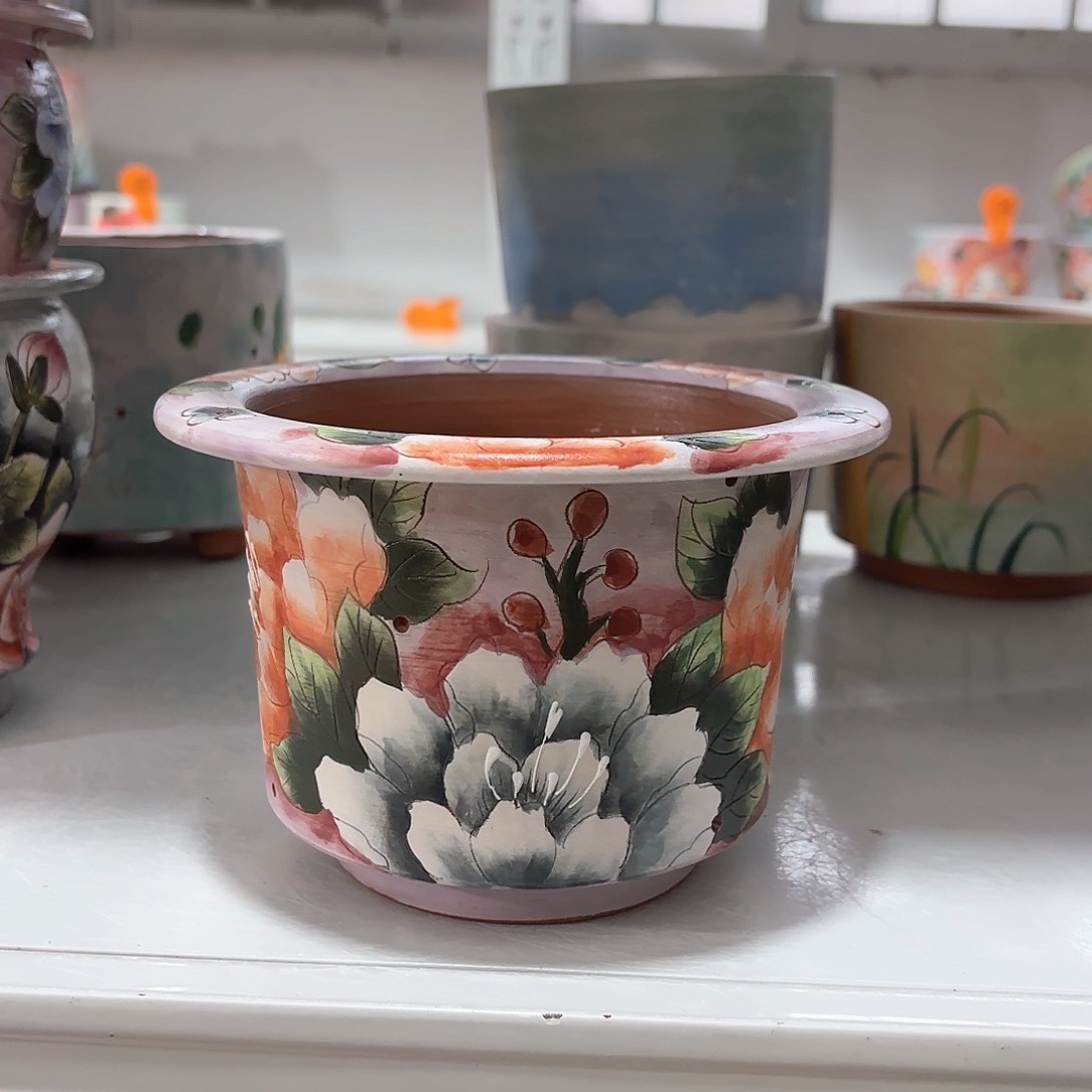 紫砂花盆手工花盆默认微瑕12/11