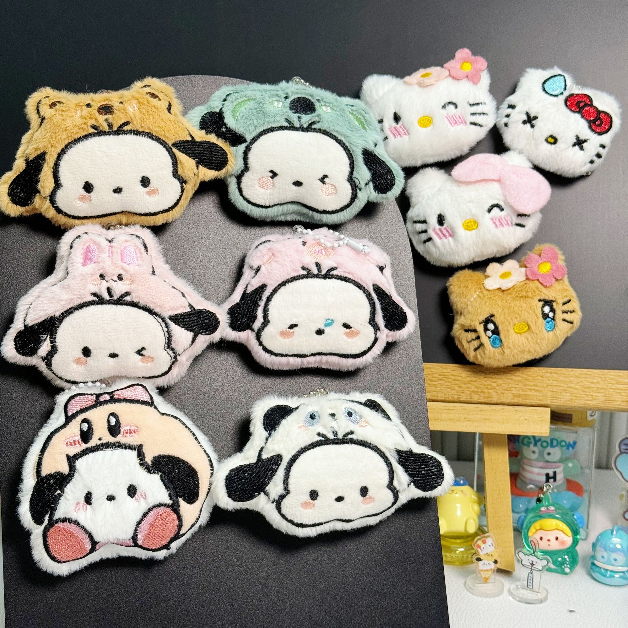 【冰箱贴挂件俩用】毛绒卡皮丑鱼公仔冰箱贴玩偶挂件可爱钥匙扣