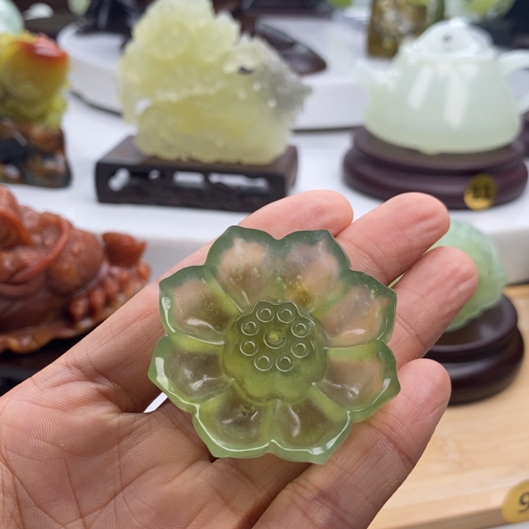 江***生岫玉未镶嵌四大名玉茶壶