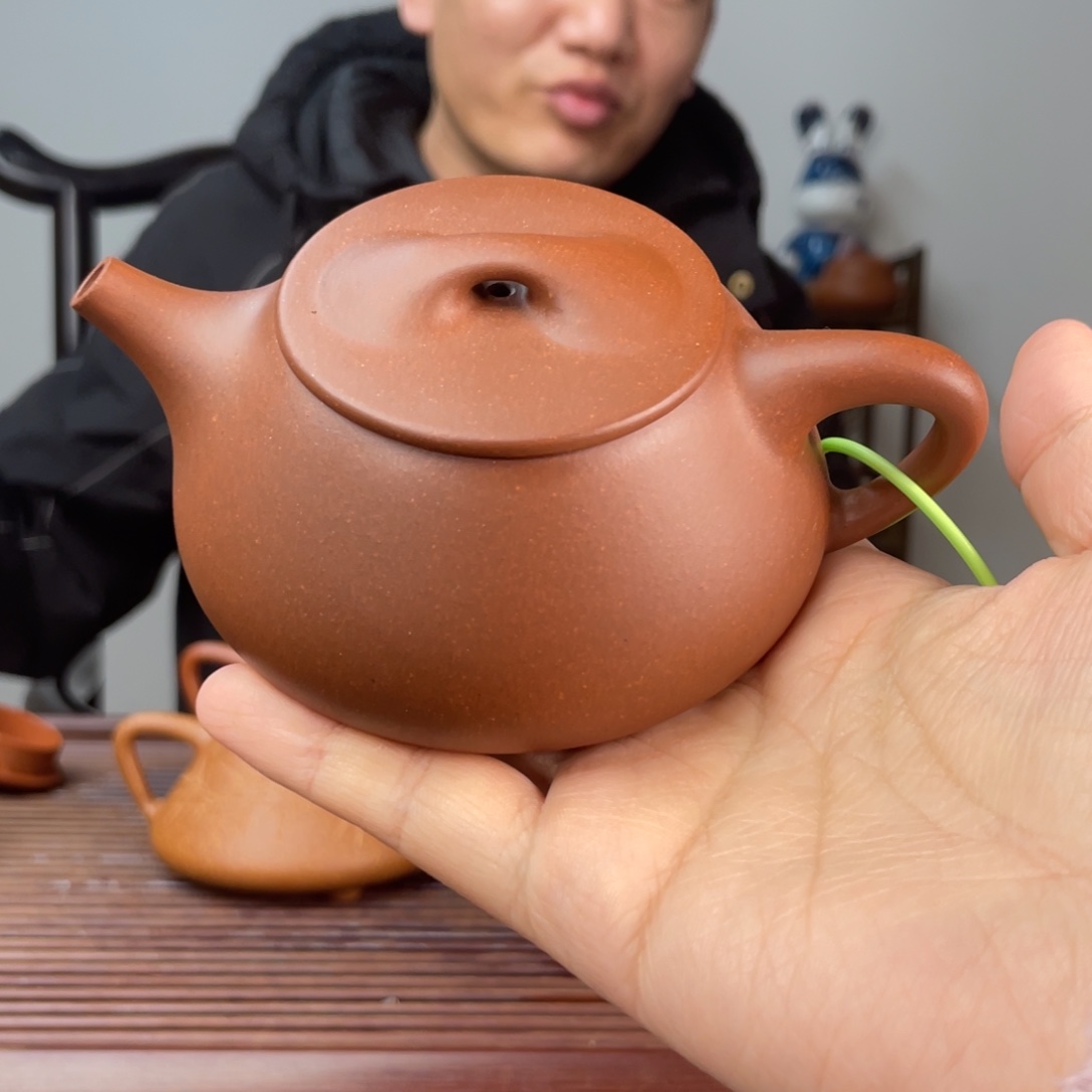 紫泥茶壶景舟石瓢180cc