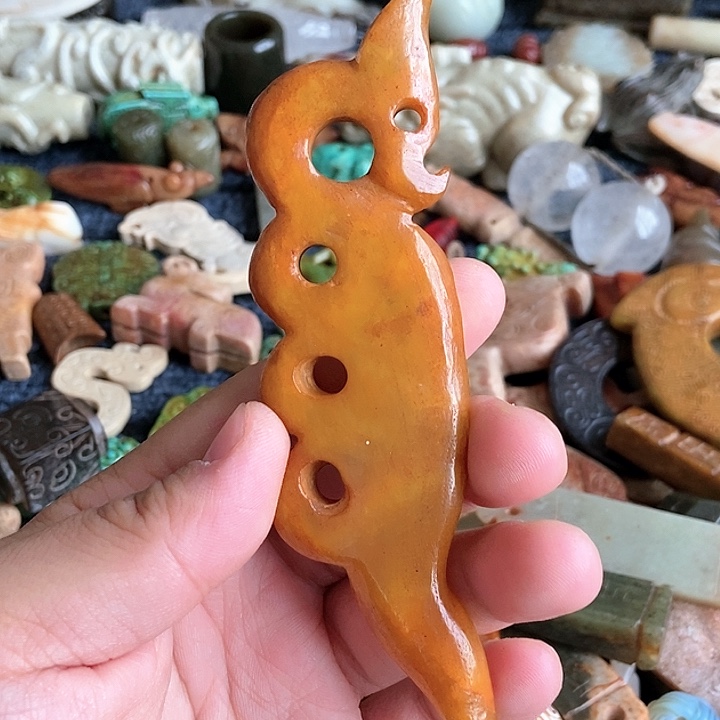 和田玉未镶嵌颈饰11