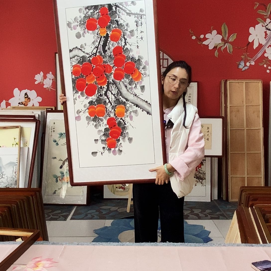 国画手写手绘国画作品63✖️123