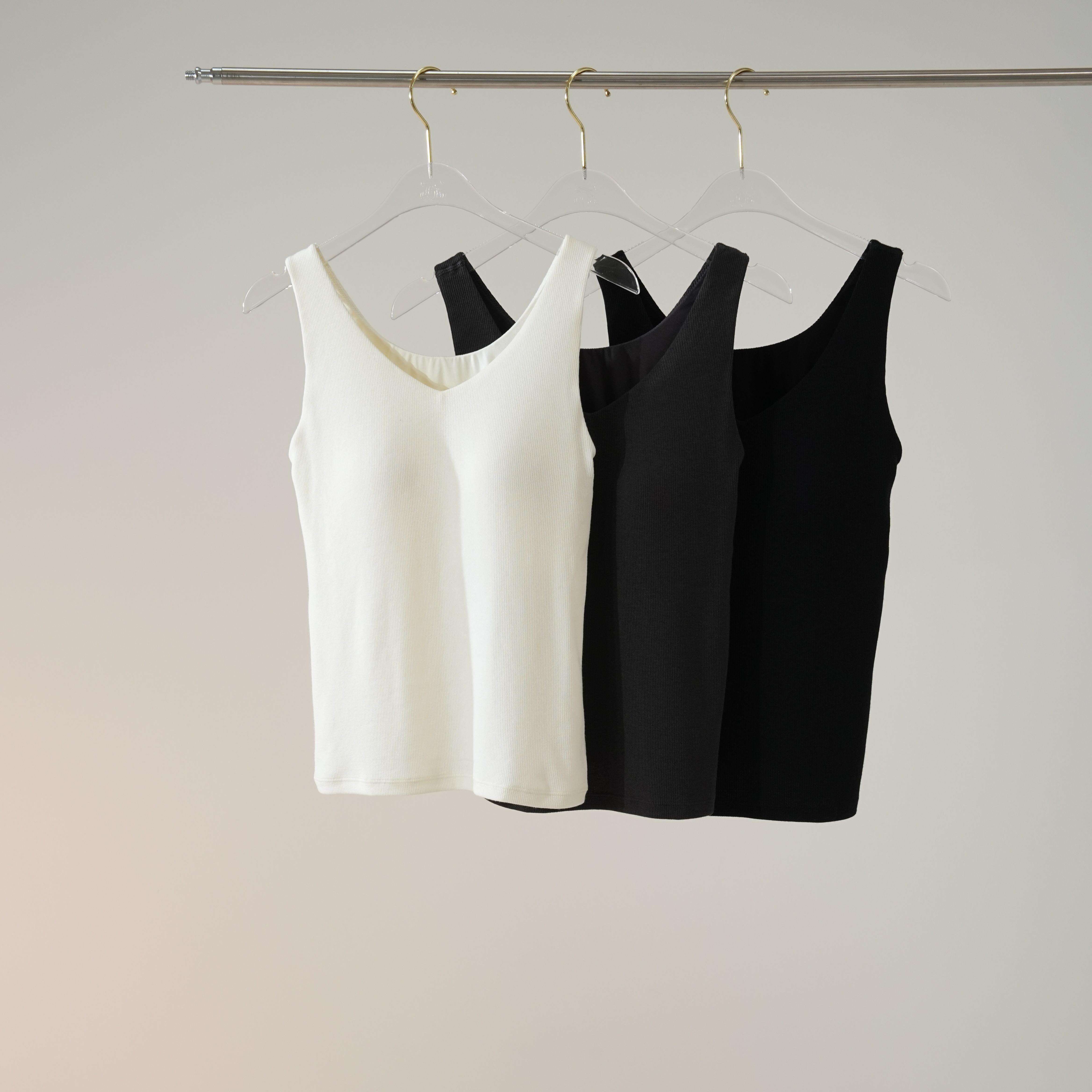 西子/【奶皮背心】免穿内衣带一体胸垫打底内衣背心/NYDZ004