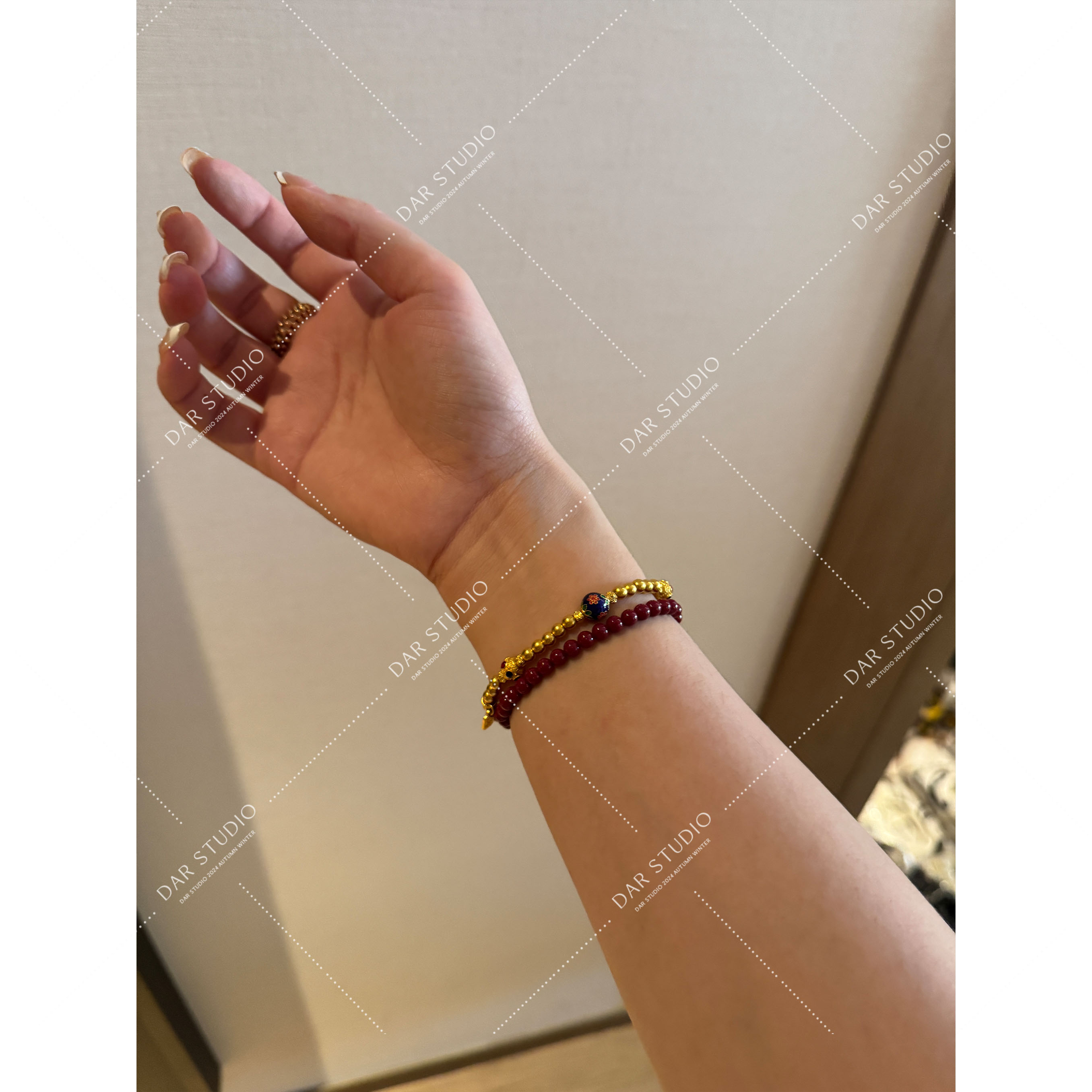 黄铜手链 DAR STUDIO 深圳货 时尚手工质感手链2026