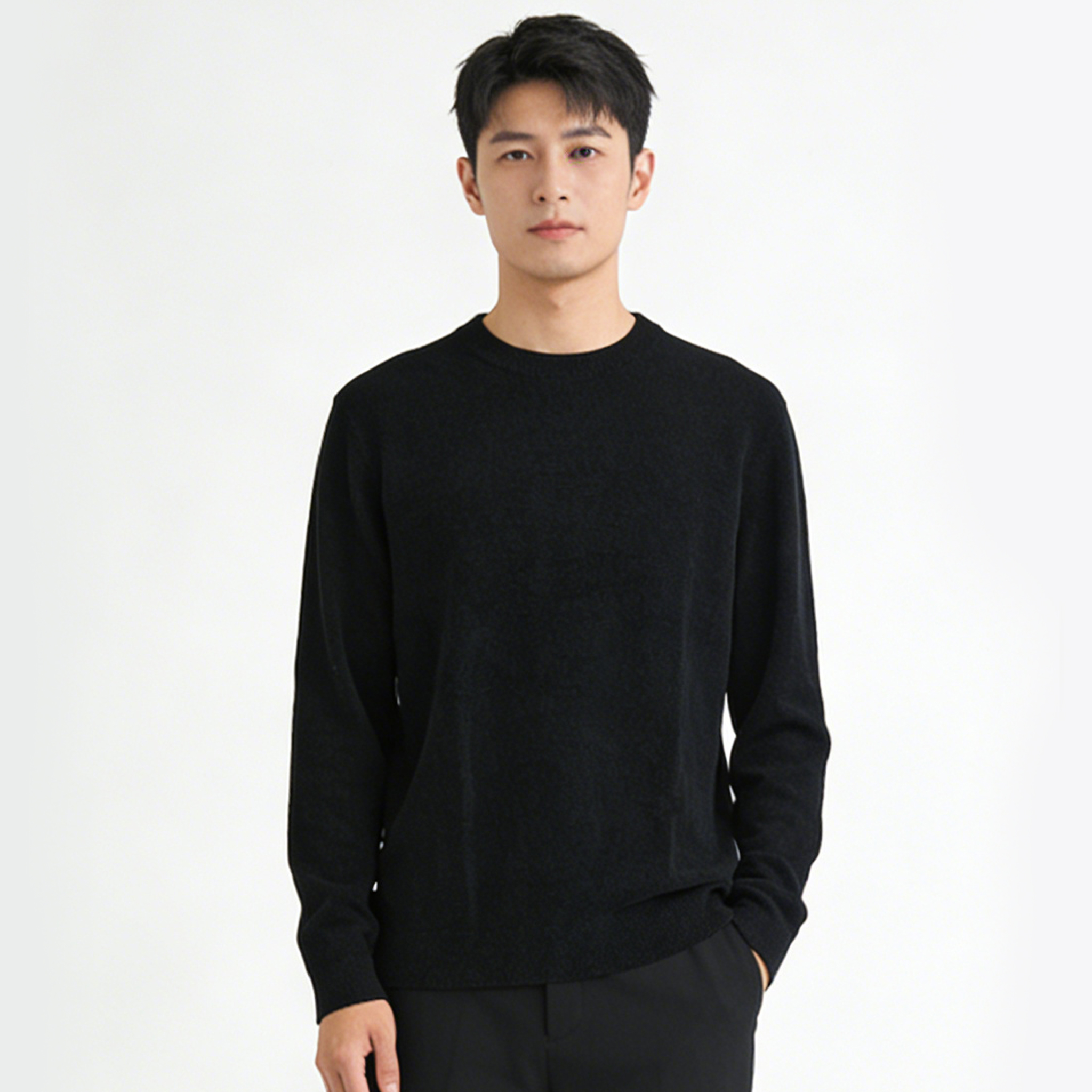 FNZAJ/31002A 男士基础百搭针织毛衣（海）