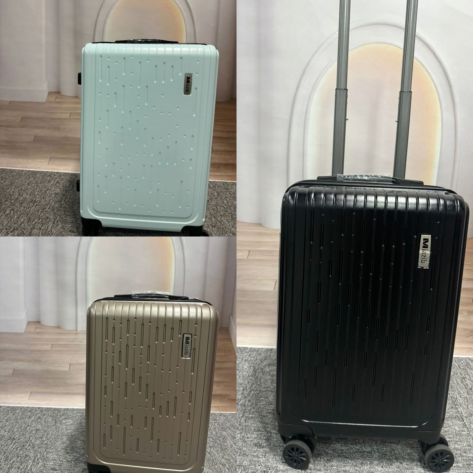 新款高品质出口外贸行李箱男女纯pc材质男女经典时尚百搭