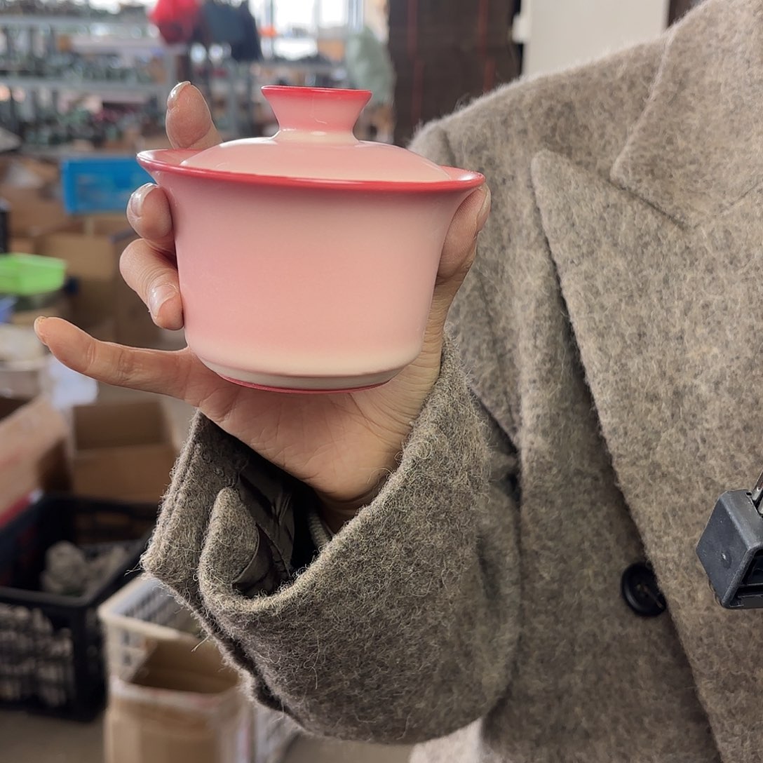 龙泉云间青瓷小米茶器