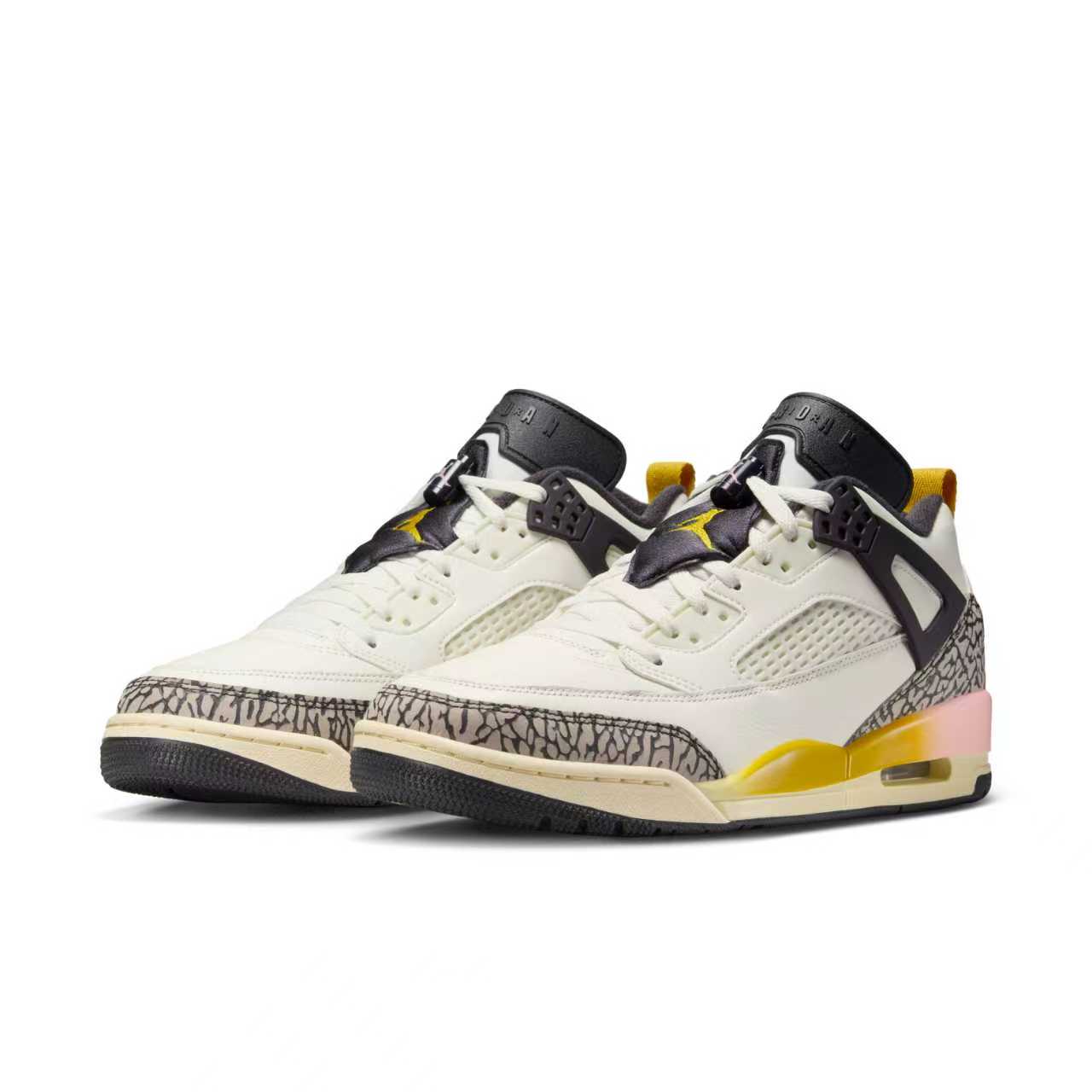 NIKE官方正品AJ斯派克李男米黄低帮休闲鞋 流光风FQ1759-107