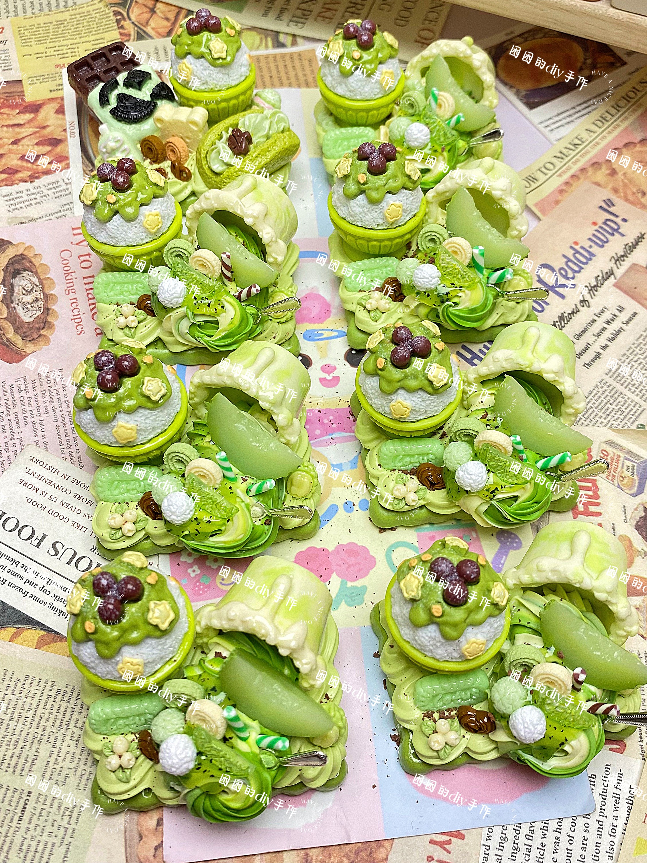 diy奶油胶冰箱贴