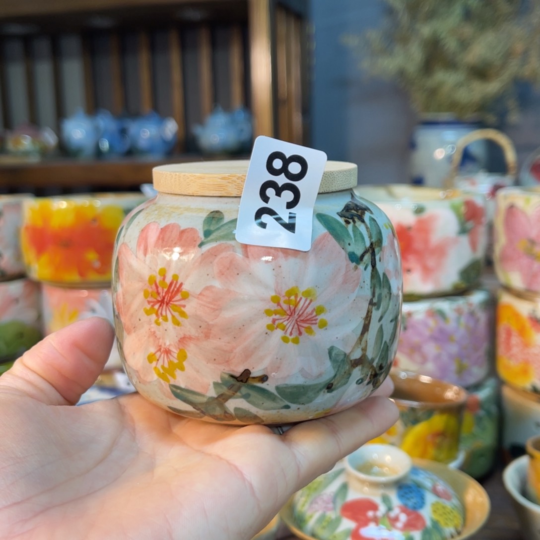 杯素浅陶瓷手工手绘