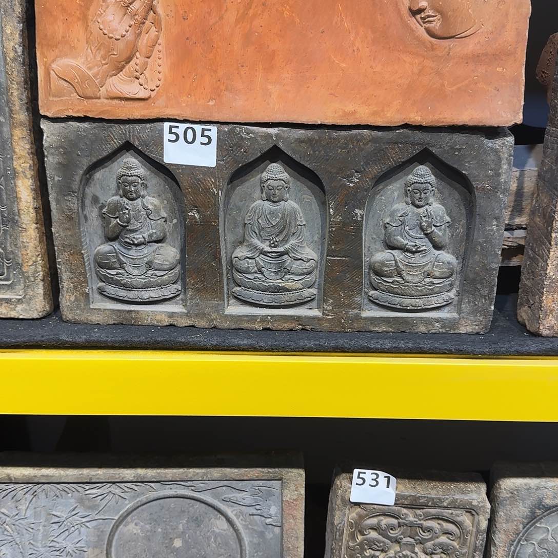 老砖后刻干泡茶台