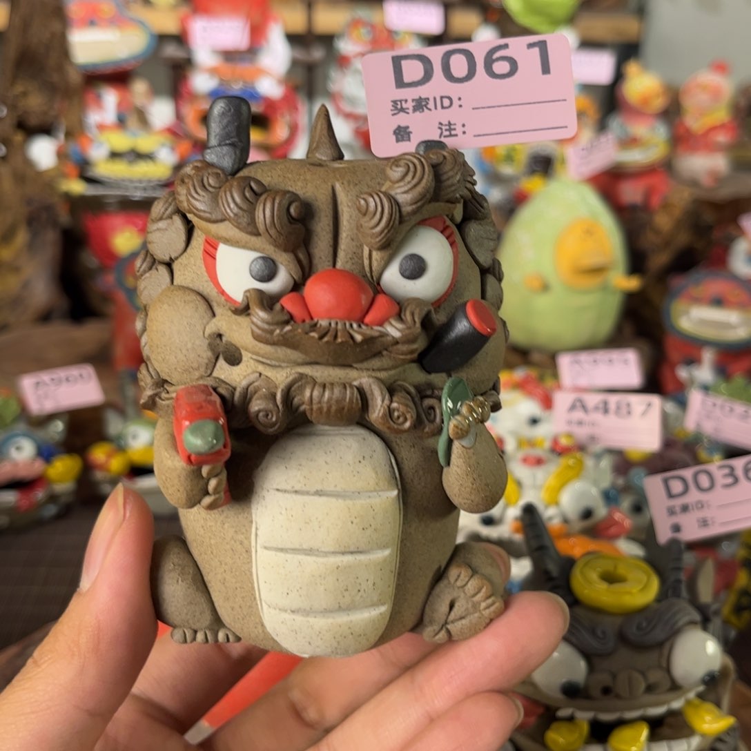 泥塑纯手工茶宠摆件