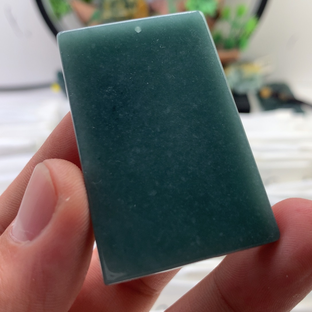 颈饰未镶嵌翡翠无事牌