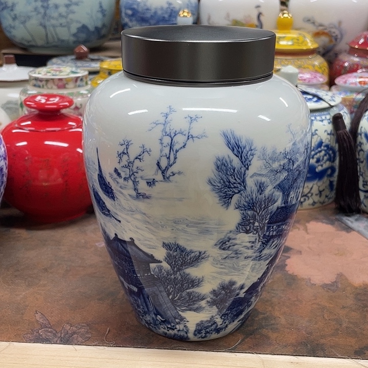 陶瓷好密封罐茶叶罐