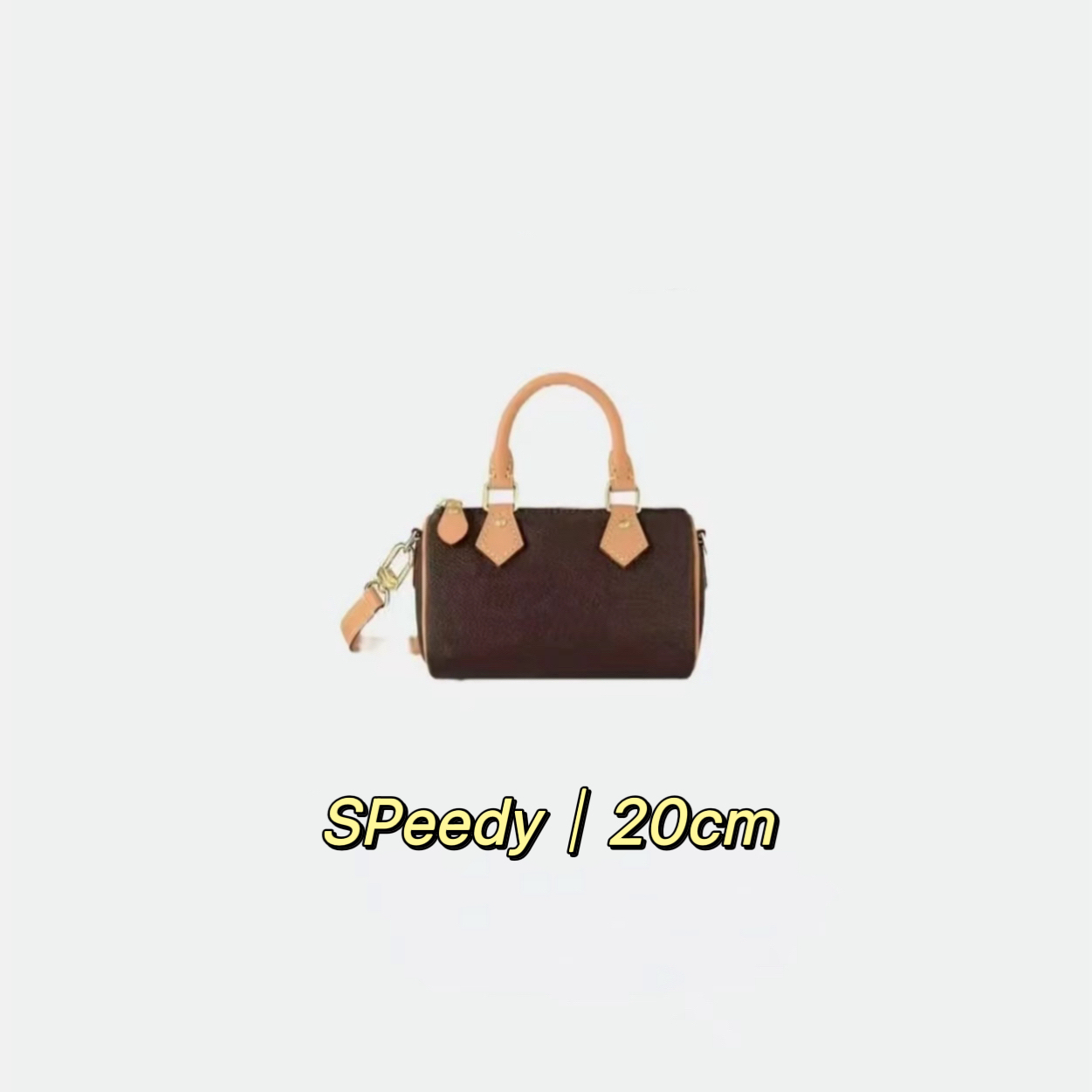 【9号枕头包SPeedy｜20cm】七代植鞣革广州真皮包包挂件配件A