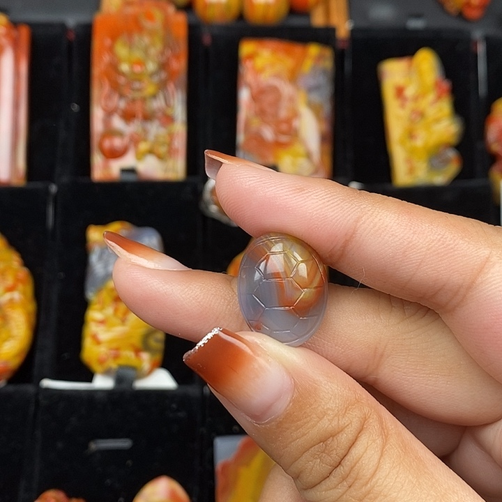 玛瑙/玉髓未镶嵌天然玛瑙战国红