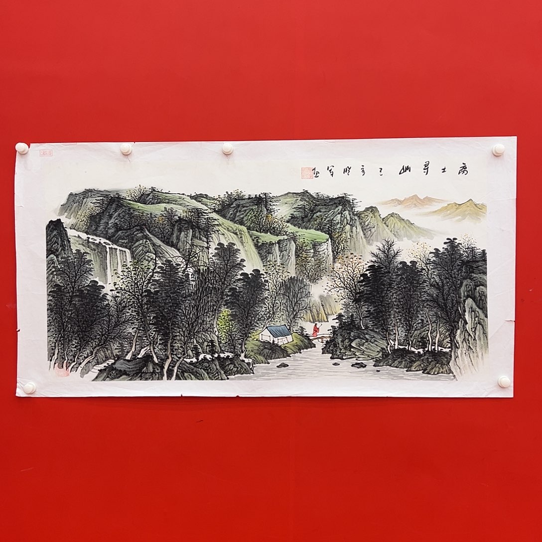 丙烯画崔晓军展览原作