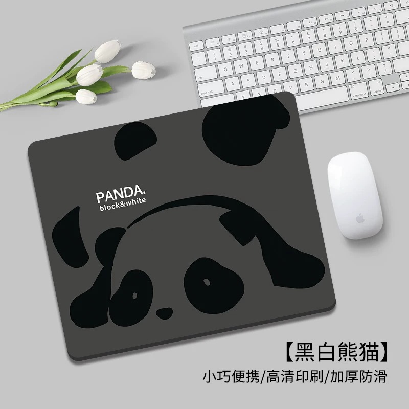简约可爱鼠标垫莫兰迪女防滑耐磨软垫办公娱乐加厚电脑桌垫护腕垫