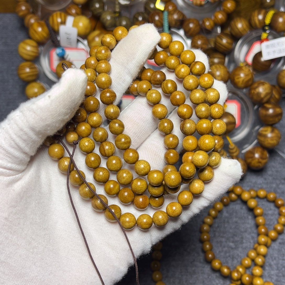 楠木（金丝楠）手串/手链枯木0.8水波66