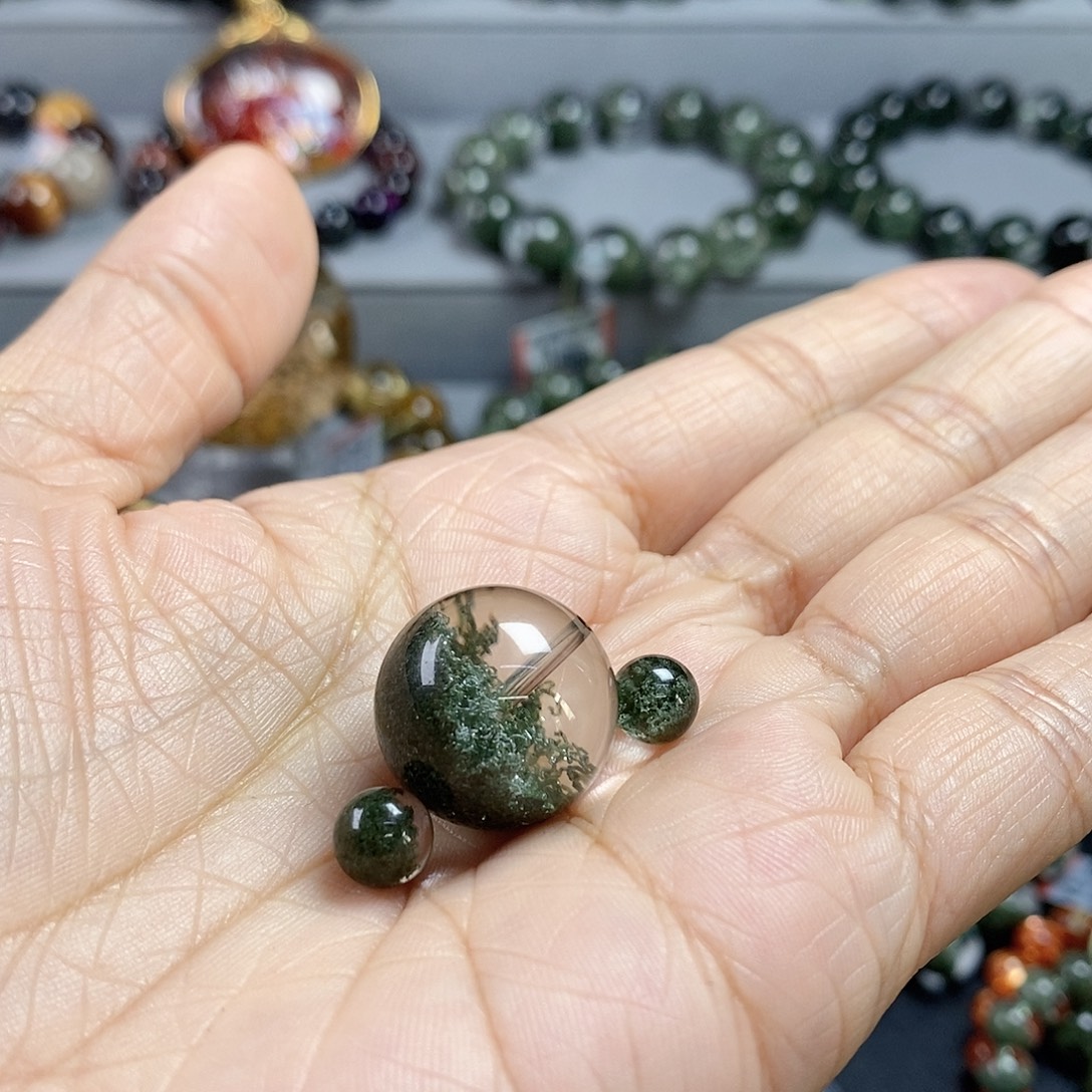 水晶未镶嵌手绳绿幽灵手绳定制不退换