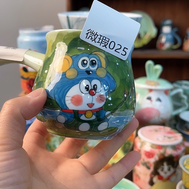 陶景德镇釉下手绘陶瓷 