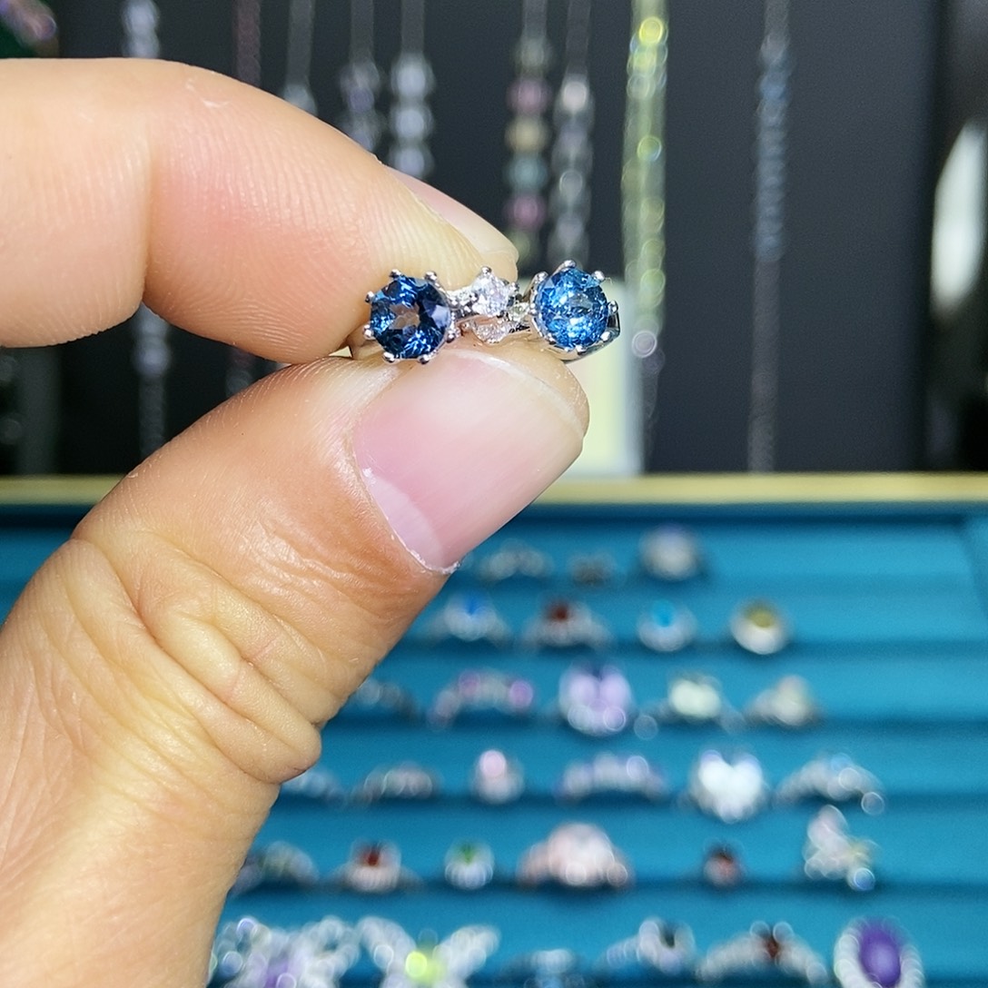 【闪购商品】紫晶珠宝半成品银S925镶嵌