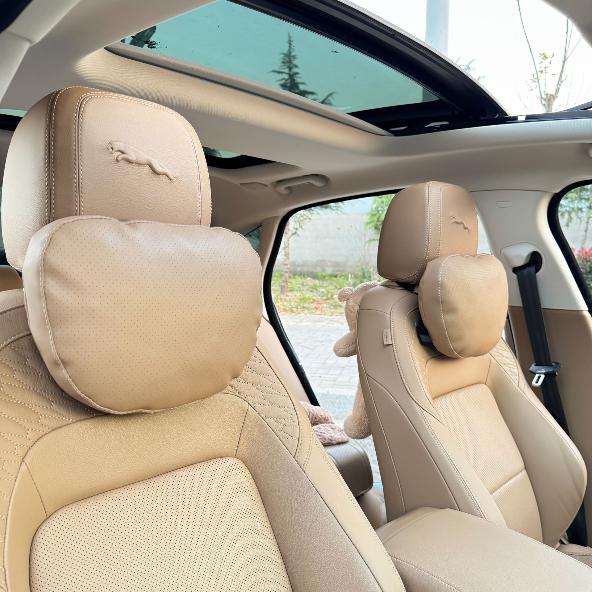 适用于捷豹XFL XEL F-PACE专用原车同色头枕