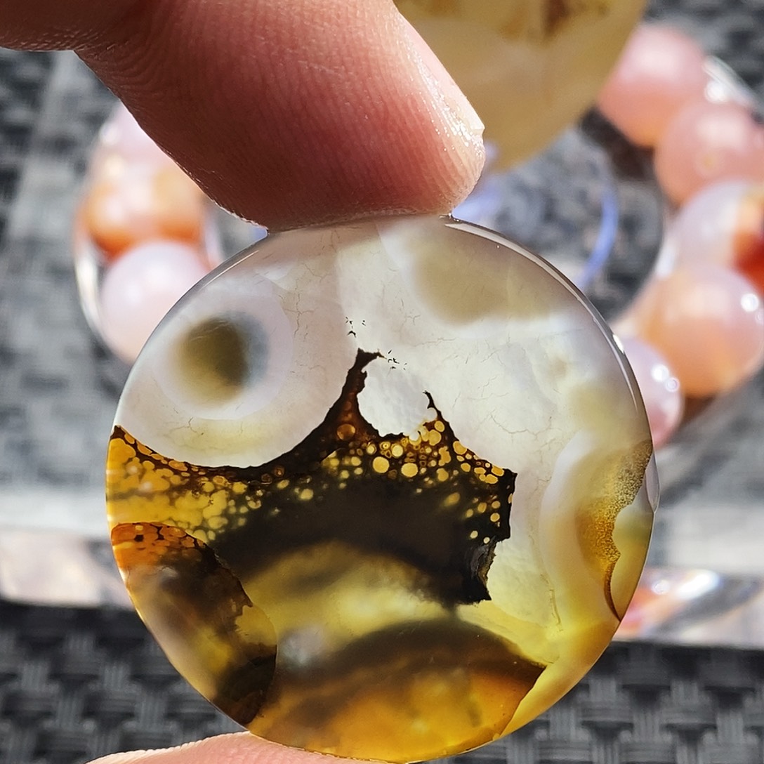 玛瑙/玉髓未镶嵌吊坠(不含链)100