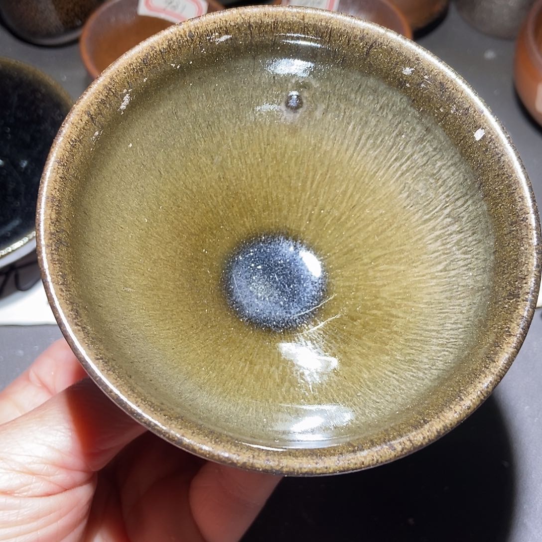 茶盏979 建窑建盏微瑕磨底