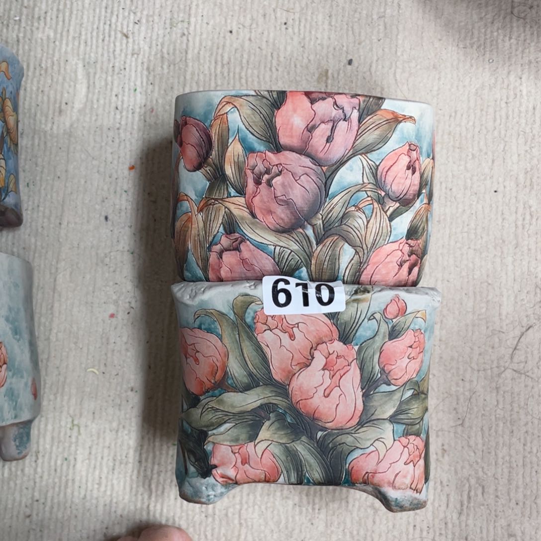 紫砂花盆凉***剧陶瓷多肉花盆瑕疵