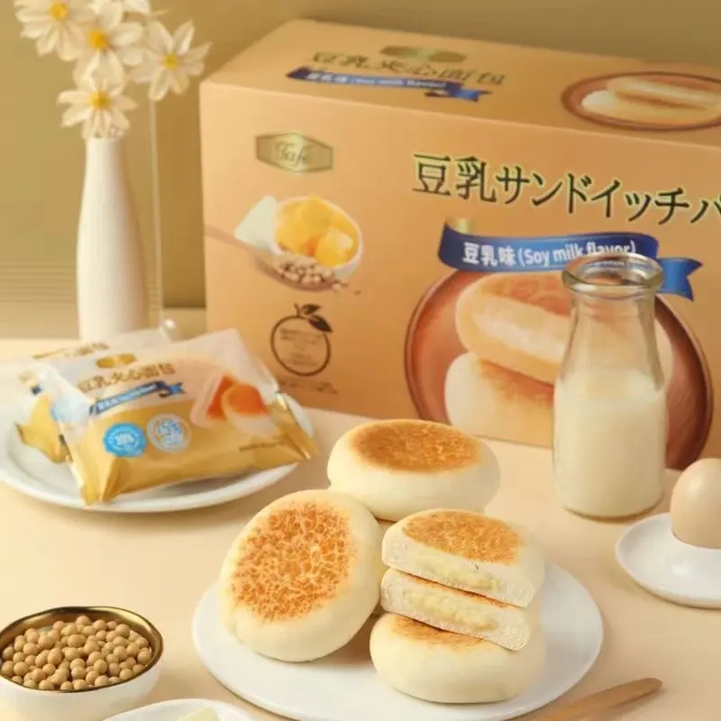 【会员商店】tafe豆乳夹心面包（豆乳味）1kg解馋零食