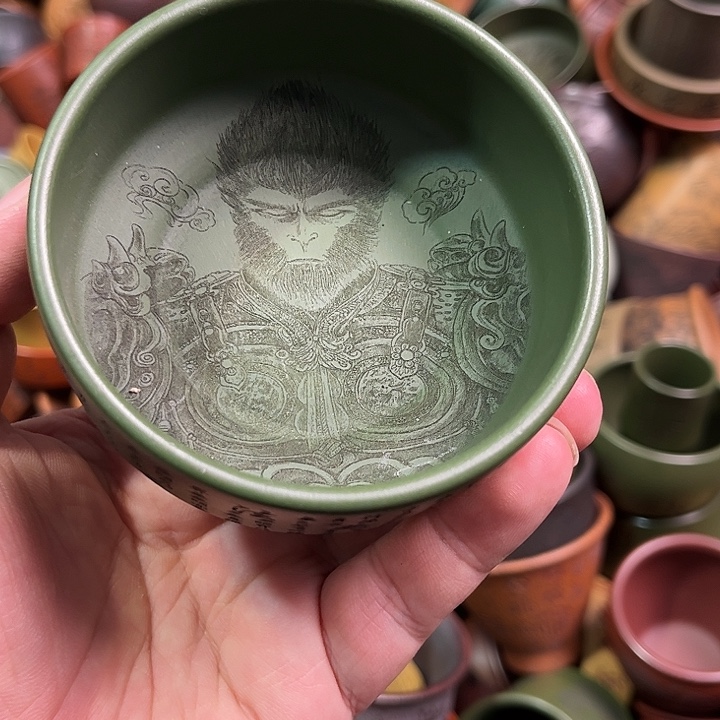 紫砂茶杯全手工紫砂主人杯