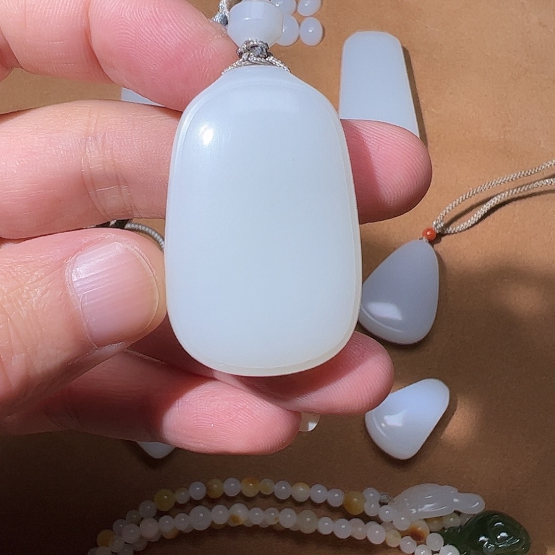 和田玉挂坠未镶嵌B***m