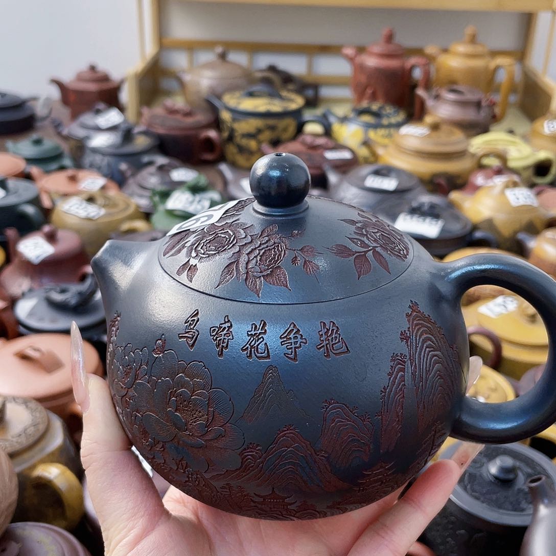 茶壶紫砂冷****梦紫砂微瑕盖磕