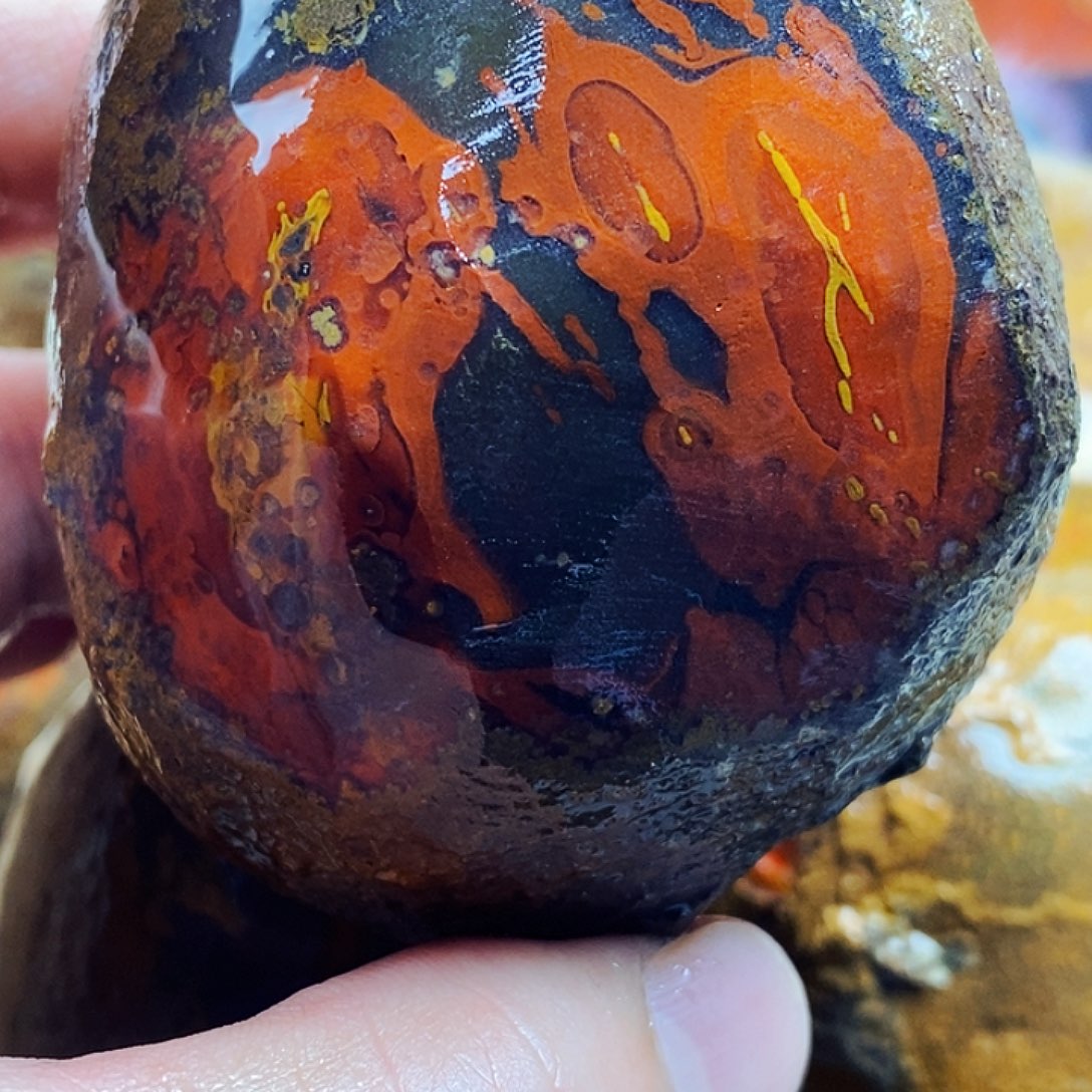 G***.定制玛瑙未镶嵌战国红