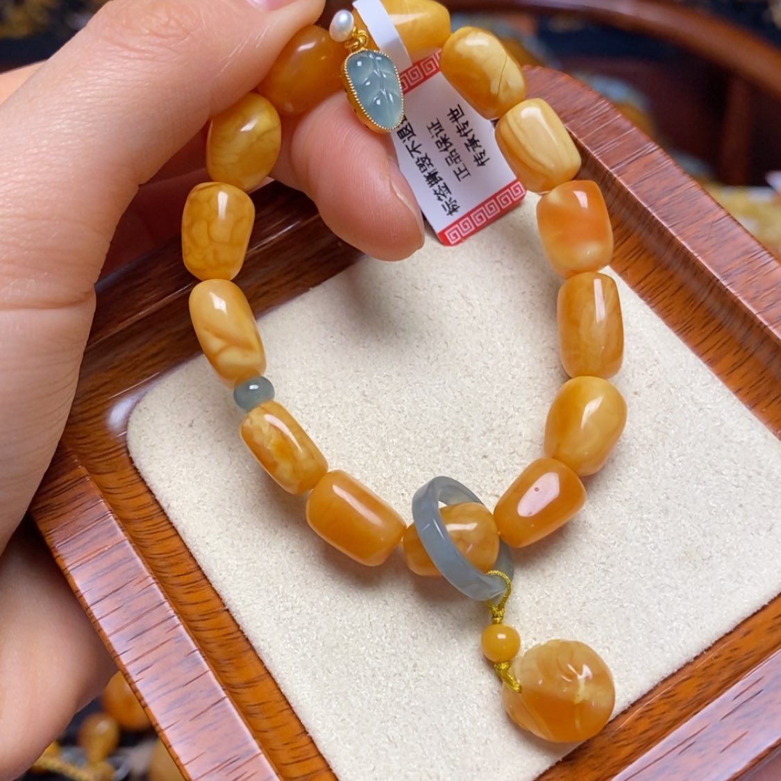 【闪购商品】蜜蜡手链未镶嵌手串