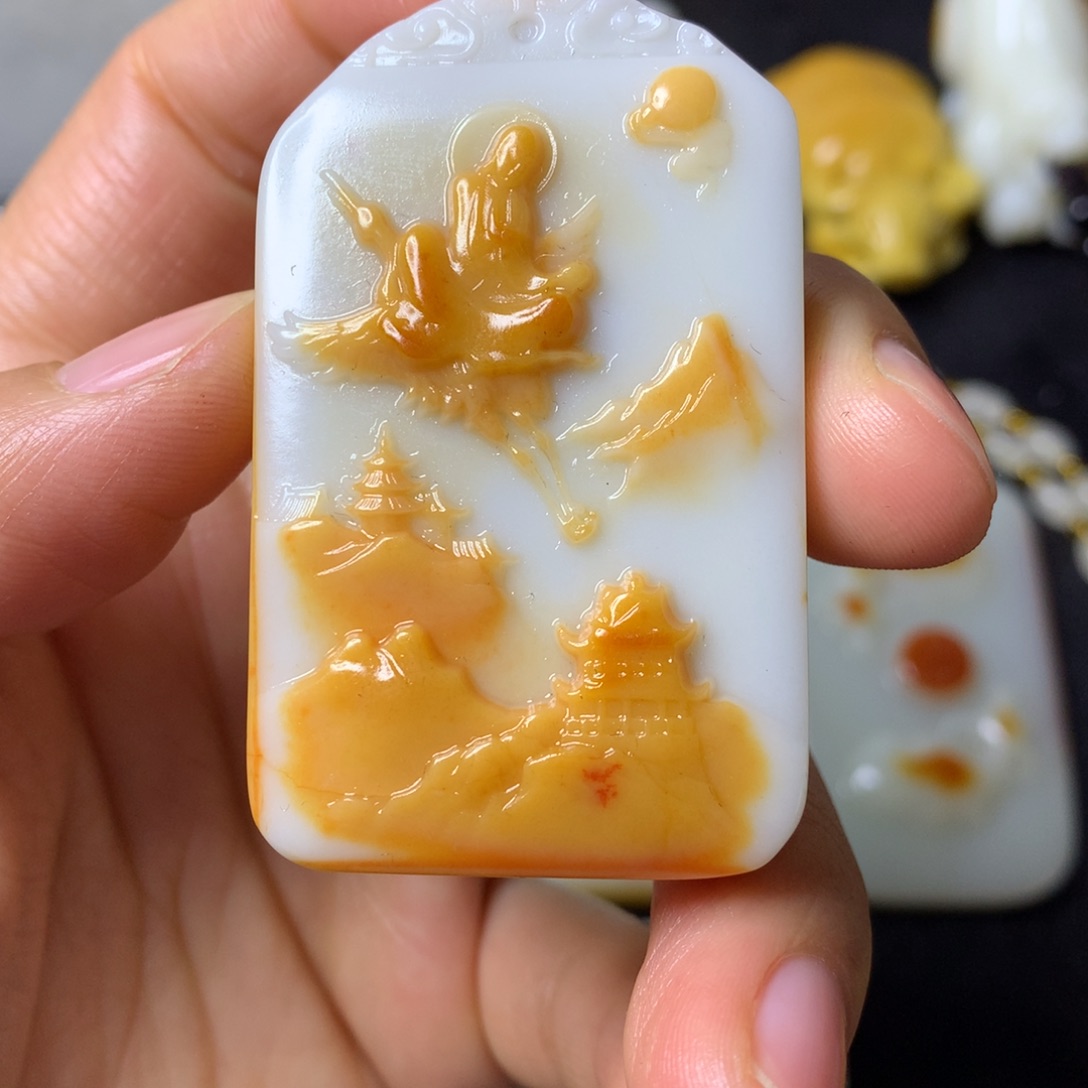 和田玉颈饰未镶嵌