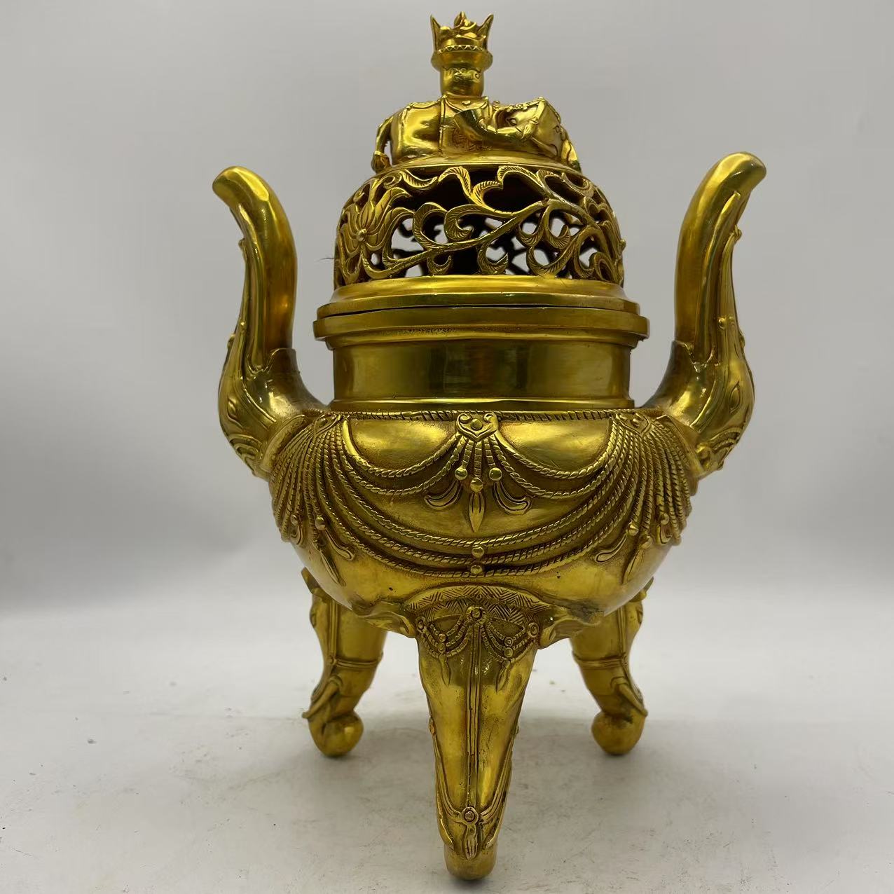 JY117/LL 多宝镂空香炉/摆件