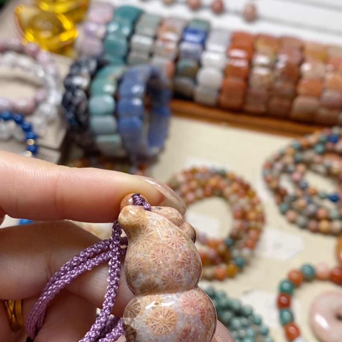 石英石非金属吊坠