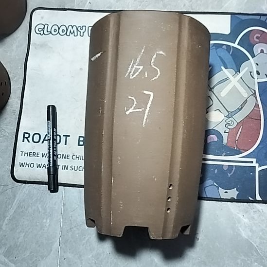 紫砂抽角六方一个