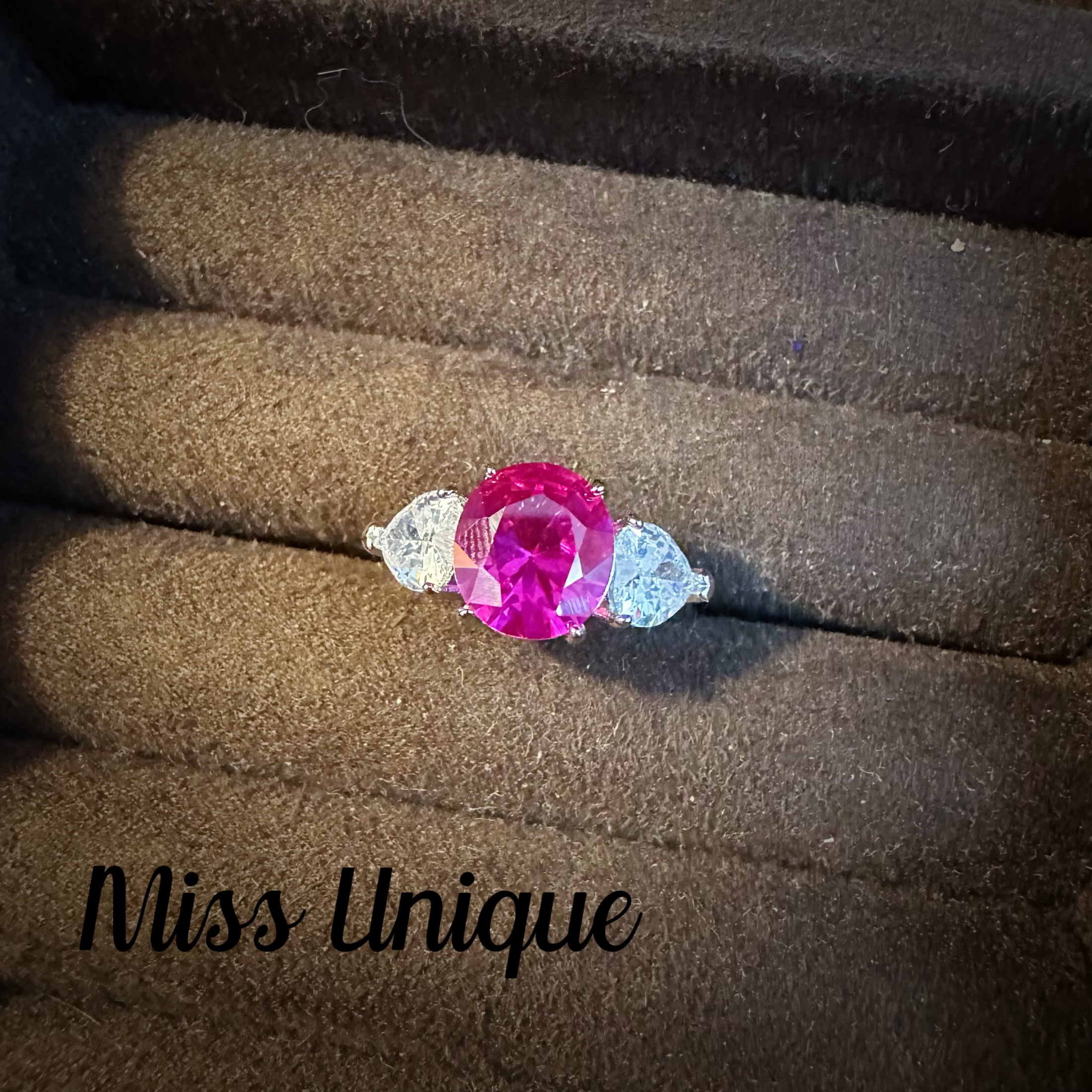 C3384红刚圆形戒指