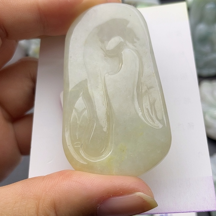 翡翠未镶嵌颈饰天然翡翠