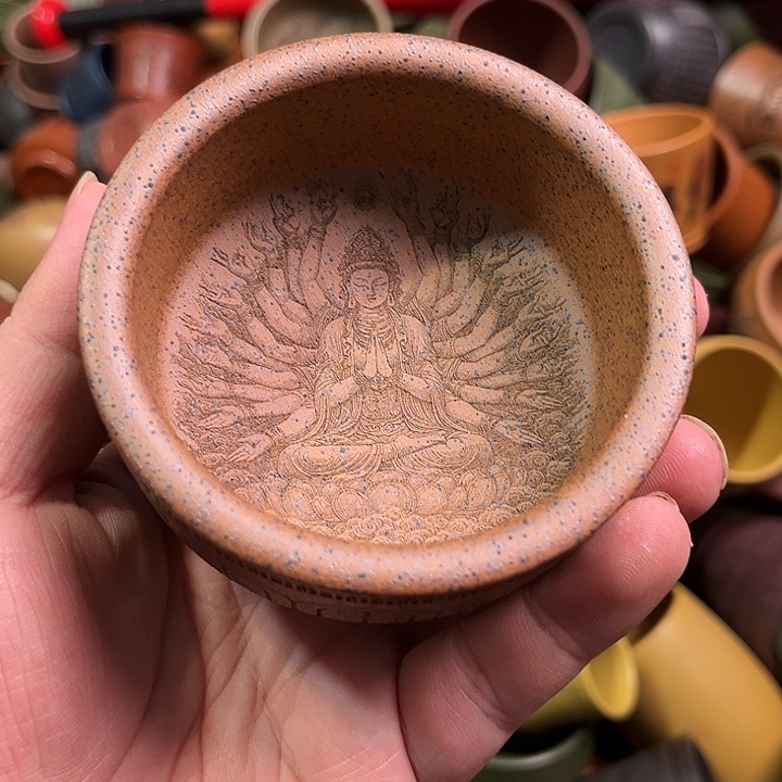 紫砂茶杯全手工紫砂主人杯