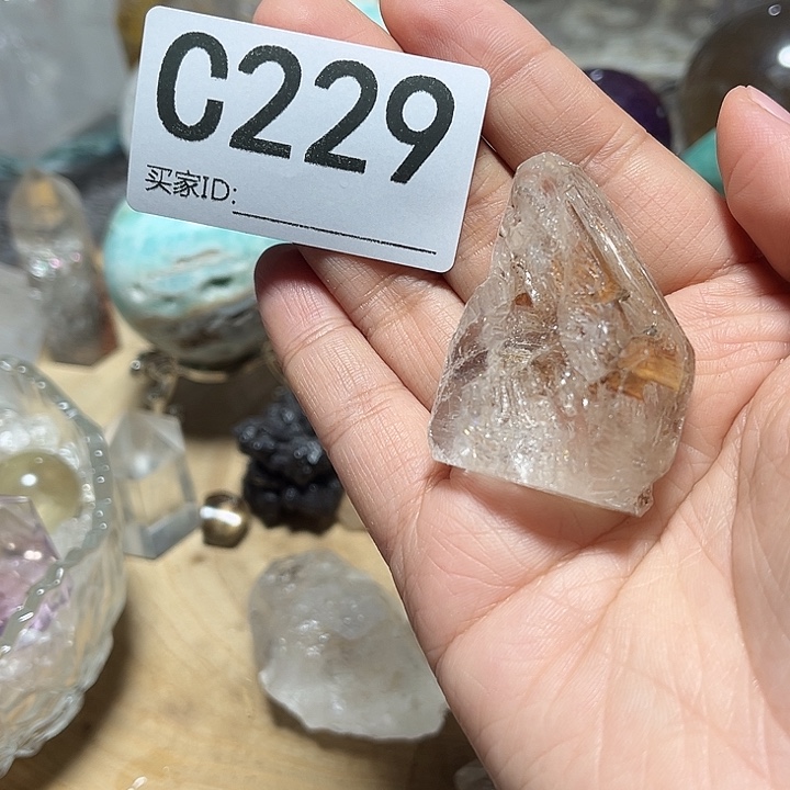 A***y水晶未镶嵌珠宝半成品多样性发其一微瑕