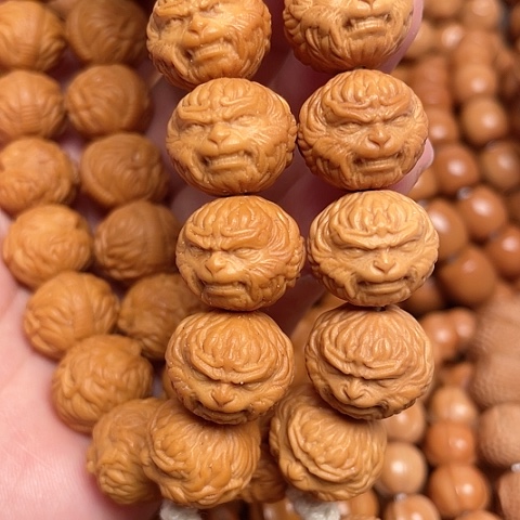 【闪购商品】猴头核桃手串?****叔斗战圣佛