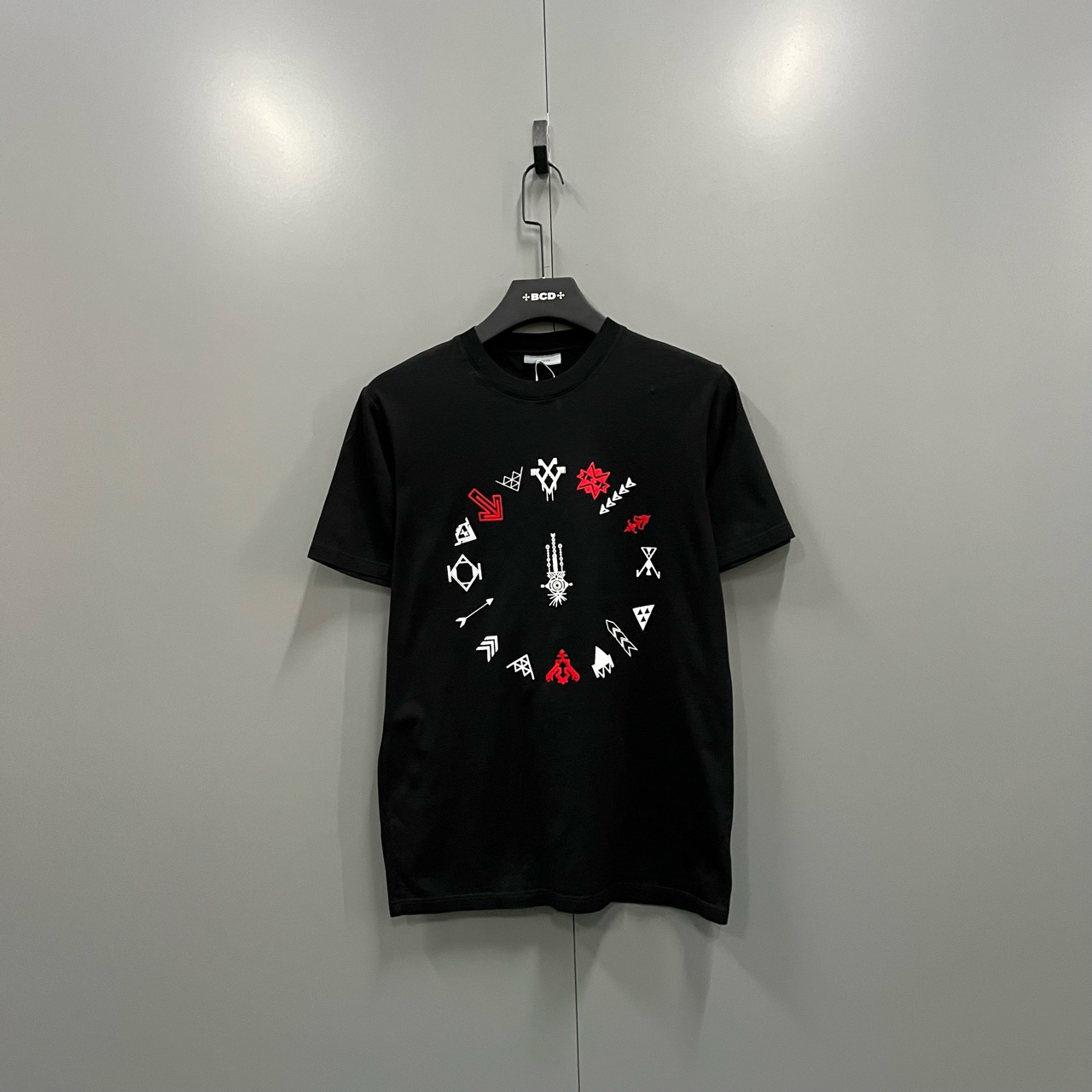 （bb）117 LANVIN 浪凡 黑色多元素印花短袖 S码/98新/5000/012599