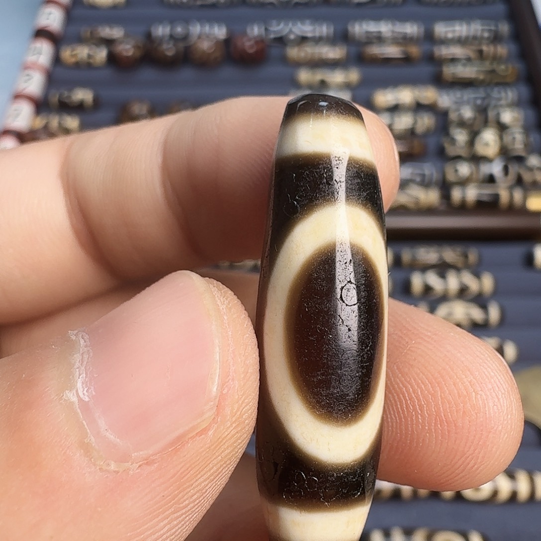 F****玛瑙/玉髓散珠仿至纯手工制作老天珠