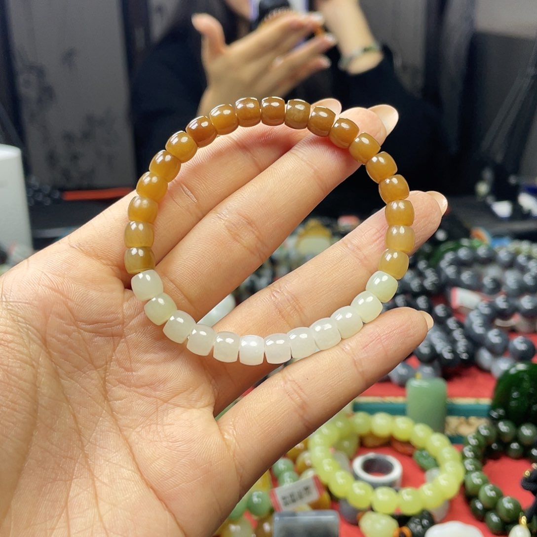 和田玉手链未镶嵌