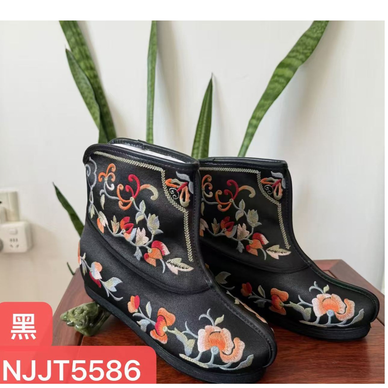 娜家福满天棉靴古风中国风冬季秋冬高帮靴子短靴NJJT(5586)