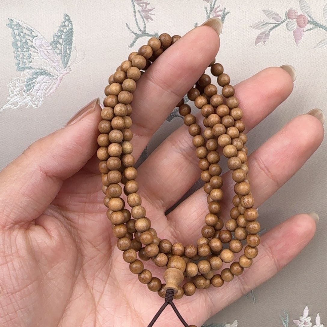 檀香木无事牌4mmmmmmmm戴5圈